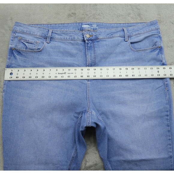 Old Navy Jeans Women's 28 Plus Blue High-Rise Rockstar Super Skinny 29" Inseam - Picture 5 of 15